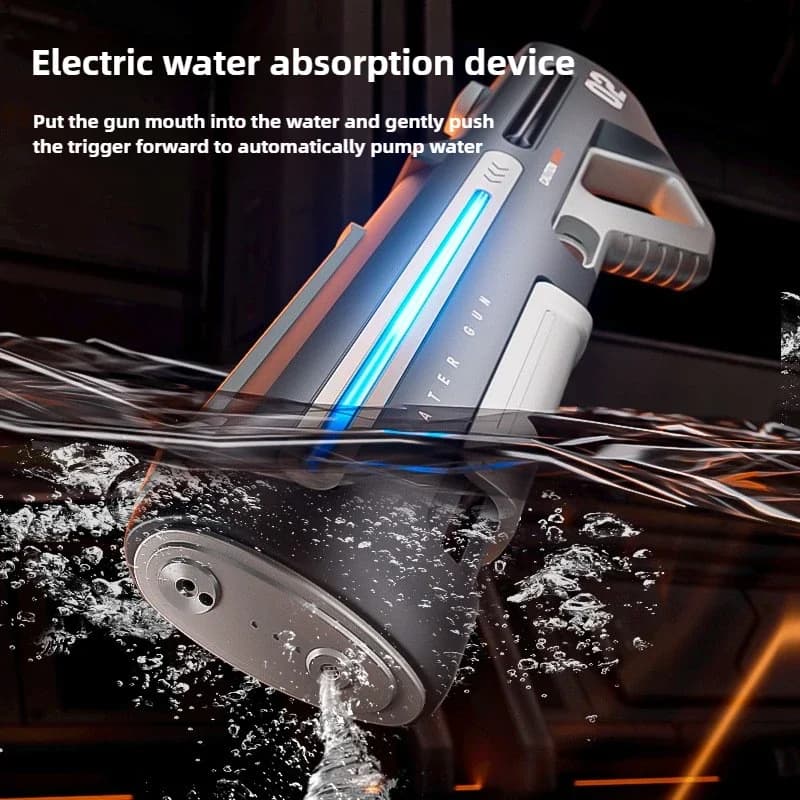 2-in-1 Electric & Manual Water Gun Set with LED thumbnail 3