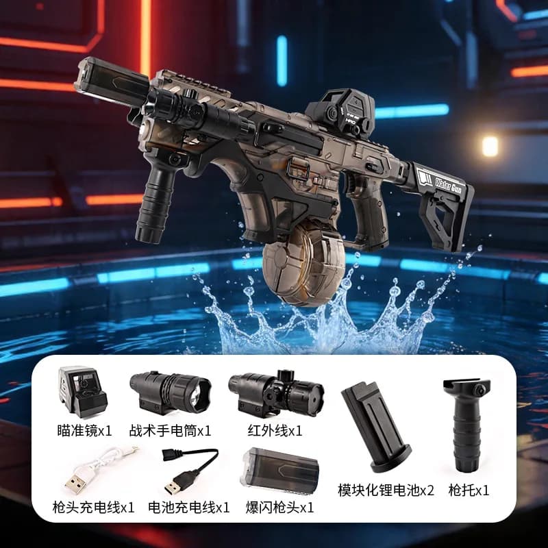 Long Range Electric Water Gun 2-Pack Set thumbnail 7
