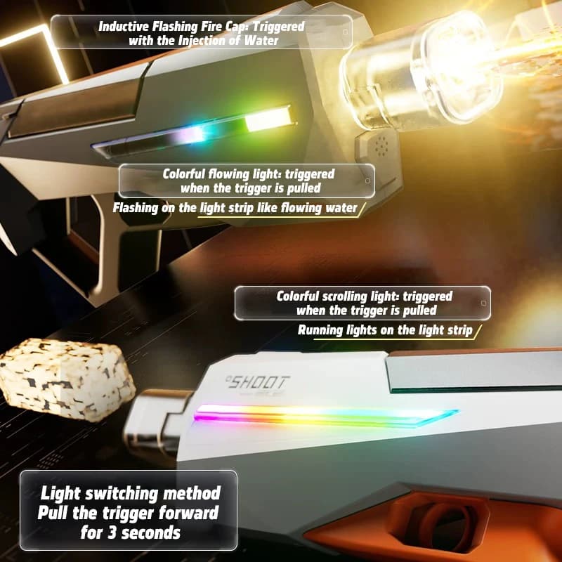 Fully Automatic Fire Water Gun with Flamethrower Tip thumbnail 5