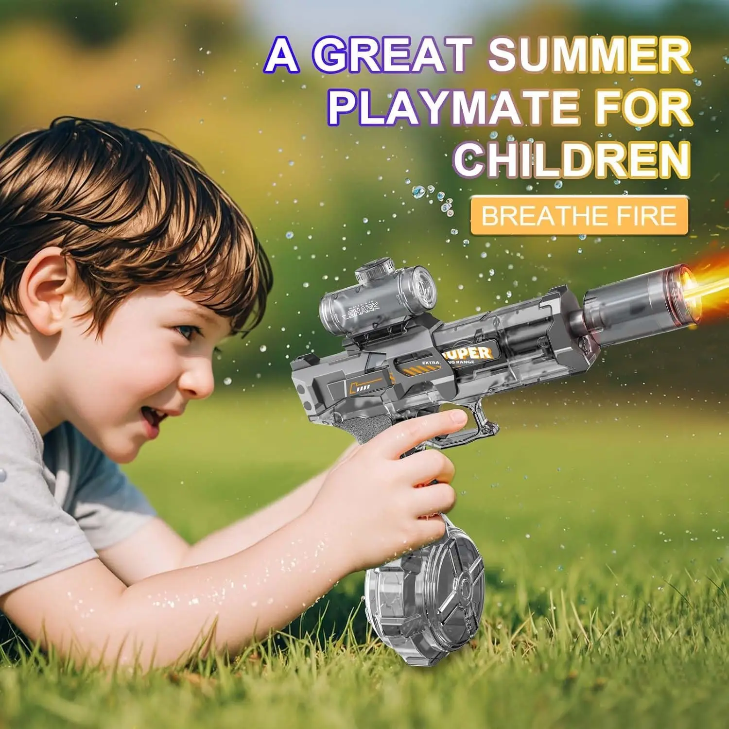 Fully Automatic Electric Water Gun with LED Lights thumbnail 5