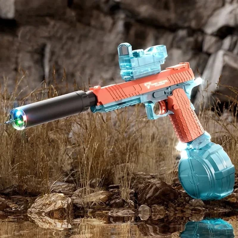 Desert Eagle Electric Water Gun with Flashing Lights thumbnail 2